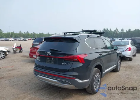 2023 Hyundai Santa Fe Hybrid Blue from USA, damaged, VIN 5NMS2DA14PH014253